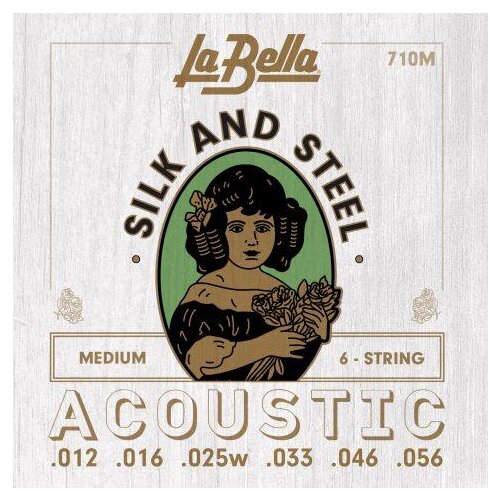 La Bella 710M Silk & Steel Medium