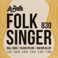 Cordes La Bella Folksinger 830 pour guitare classique