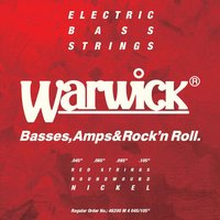 Warwick Cordes de basse Red Strings Nickel 045/105
