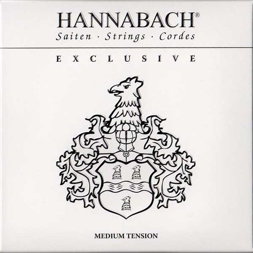 Set di corde basse Hannabach Exclusive, Medium Tension