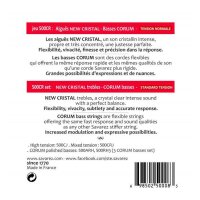 Cordes Savarez 500CR New Cristal Corum, Jeu