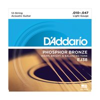 DAddario EJ38 Phosphor Bronze Strings