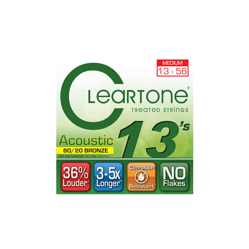 Cleartone CT7613 Bronze Corde chitarra folk 013/056