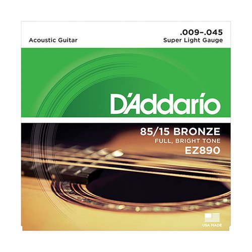 DAddario EZ-890 09/45 Juego de cuerdas guitarra acstica