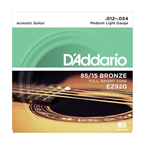 DAddario EZ-920 12/54 Juego de cuerdas guitarra acstica