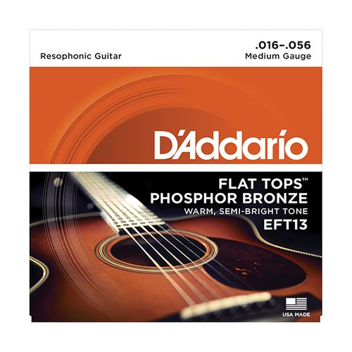 DAddario EFT13 Flat Tops Cordes de guitare acoustique 16-56