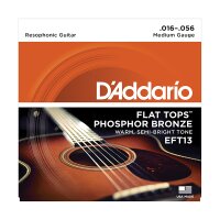 DAddario EFT13 Flat Tops Cuerdas de guitarra...