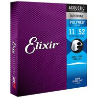Elixir Acoustic PolyWeb 011/052 Custom Light