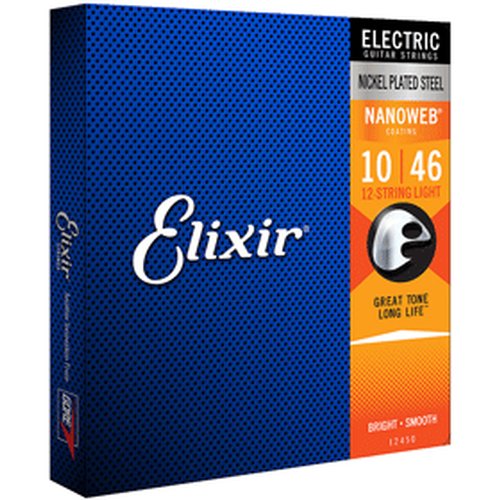 Elixir Electric NanoWeb 12450 12-Saiter