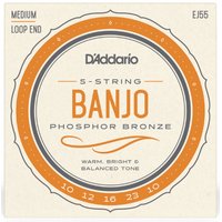 DAddario EJ55 Banjo Phosphor Bronze 010/023