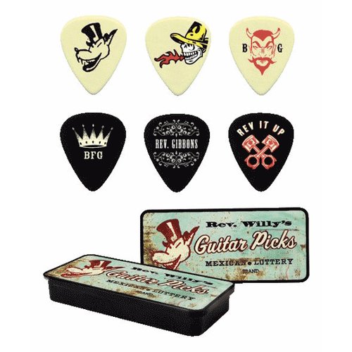Dunlop Rev. Willy Mexican Lottery Picks, Light