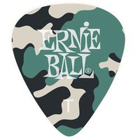 Ernie Ball Camouflage Guitar Picks, 12-Pack Thin