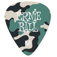 Ernie Ball Camouflage Guitar Picks, 12-Pack Medium