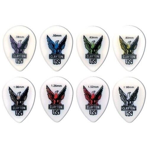 Clayton Acetal Picks - Small Teardrop 0.38 mm