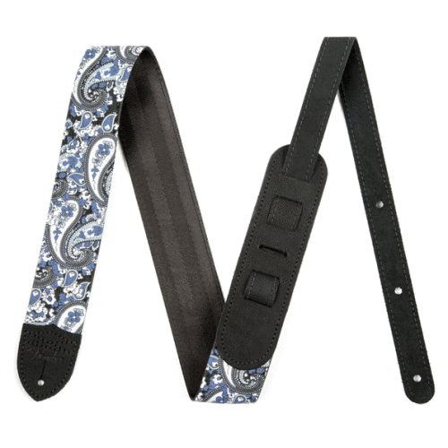 Tracolla per chitarra Fender Paisley Denim - blu
