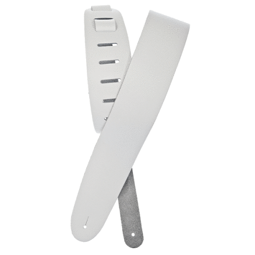 DAddario 25BL02 Tracolla in pelle - bianco