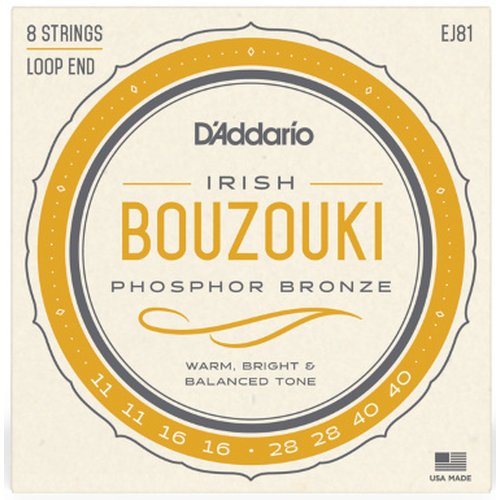 DAddario EJ81 Bouzouki-Irish Loop End