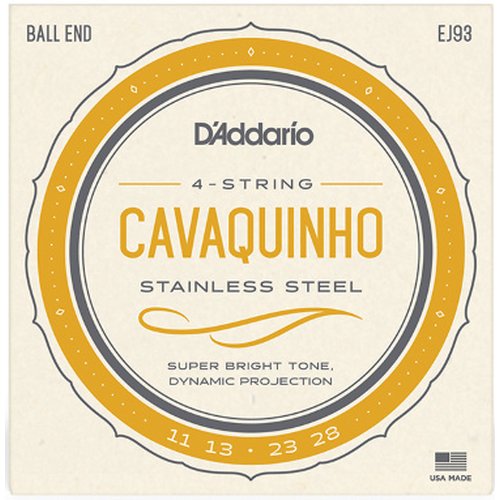Cordes DAddario EJ93 Cavaquinho Stainless Steel Ball End