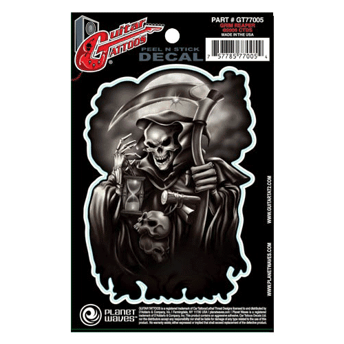 DAddario Guitar Tattoo Grim Reaper