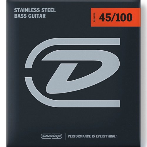 Dunlop DBS45100 Bass DBS Stainless Steel MedLight 045/100