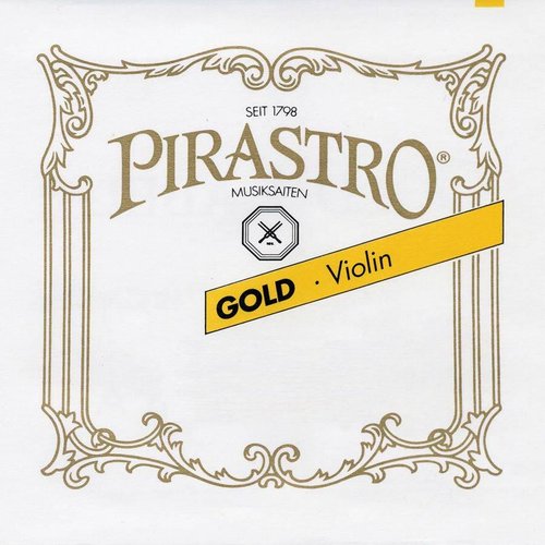 Pirastro 215021 Gold Corde di violino mi-palla media sacchetto 4/4