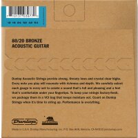 Dunlop DAB1254 Acoustic 80/20 Medium Light 012/054