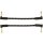 Fender Deluxe Series Patch Cable Two-Pack 15cm Black Tweed