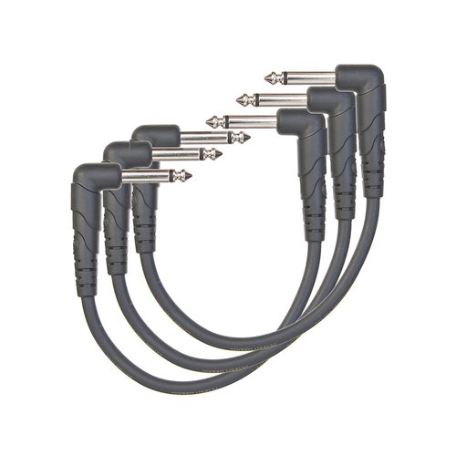DAddario PW-CGTP-305 Classic Patch cable 15cm, Pack of 3