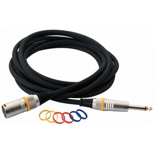 Rockcable 30381 D6 M Microphone Cable, 1 meter