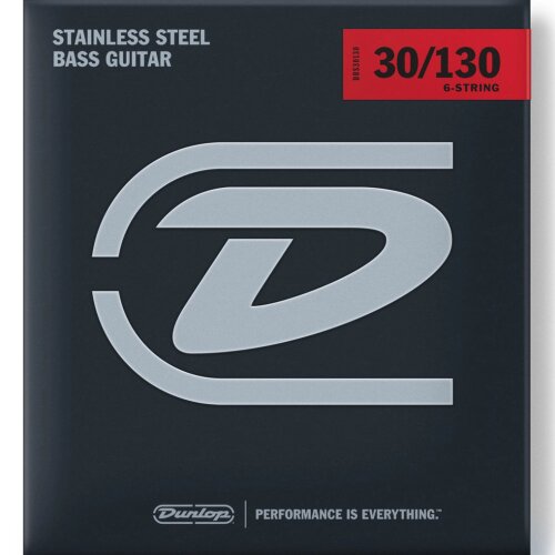 Dunlop Bass DBS30130 Stainless Steel 030/130, 6-String