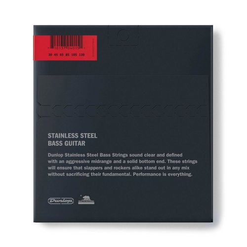 Dunlop Bass DBS30130 Stainless Steel 030/130, 6-String