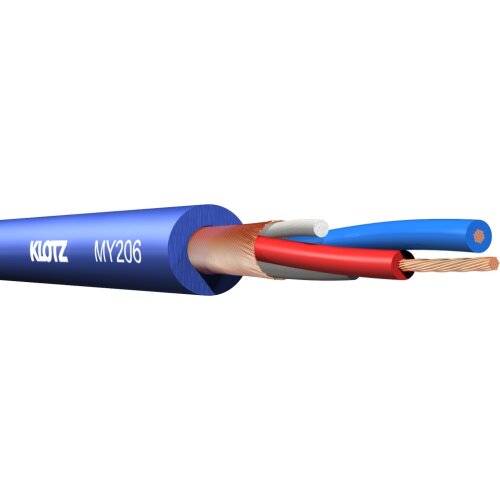 Klotz MY206BL Microphone Bulk Cable - Blue