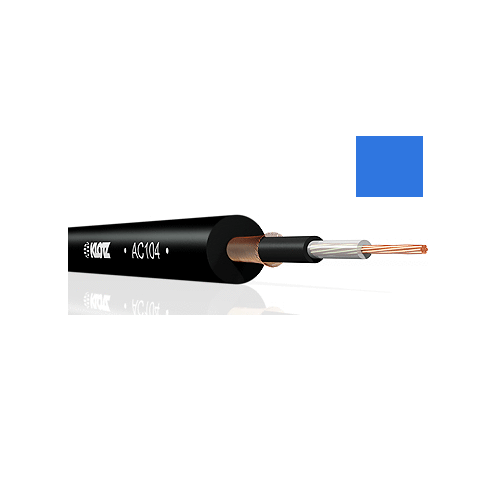 Klotz AC104BL Instrumentenkabel Meterware - Blau