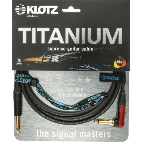 Klotz TIR0600PSP Titanium Cable guitarra 6.0 metros
