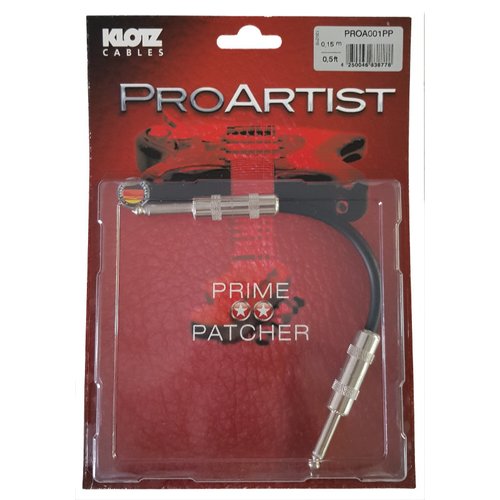 Klotz PROA001PP Pro Artist Cavo Patch 0.1m