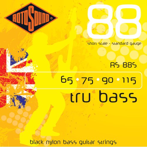 Cordes Rotosound RS88S Black Nylon Short Scale 065/115