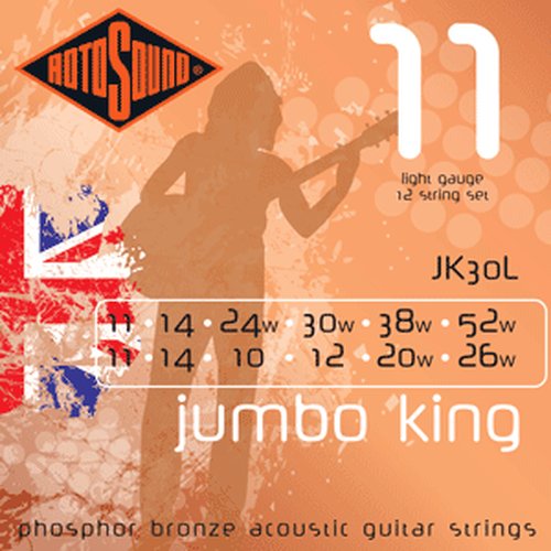Cordes Rotosound JK30L Jumbo King 12-Cordes