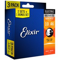 Elixir 16542 Electric Nanoweb 010/046 - Pack Bonus para...