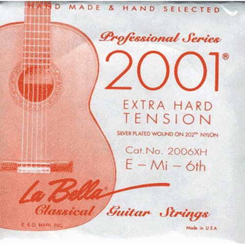La Bella 2001 Extra Hard Tension Single Strings