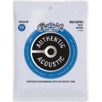 Martin MA-150PK3 Medium Pack of Western Guitar Strings