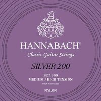 Hannabach Silver 200 - Cordes au dtail Medium/High Tension