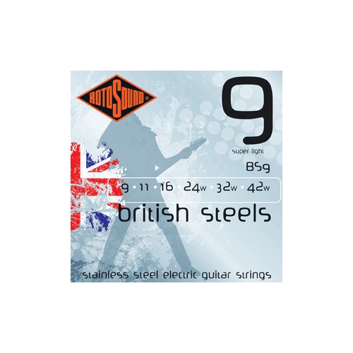 Rotosound BS9 British Steels Super Light