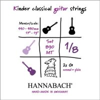 Hannabach 890 Einzelsaiten fr Kindergitarre 1/8