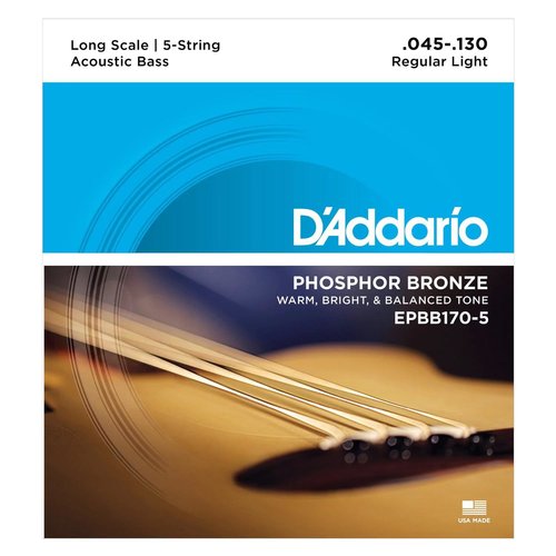 Cordes DAddario EPBB170-5 Phosphor Bronze - Acoustique 5-cordes