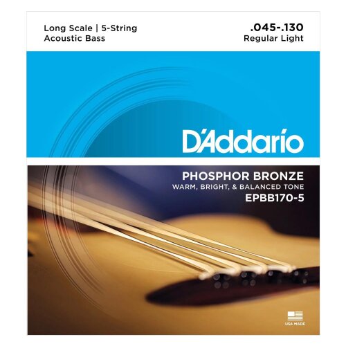DAddario EPBB170-5 Phosphor Bronze 5-Cuerdas Acústico