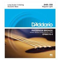 DAddario EPBB170-5 Phosphor Bronze 5-Cuerdas Acstico