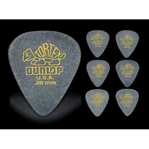 Dunlop Tortex Pitch Black Standard 1.00mm guitar picks