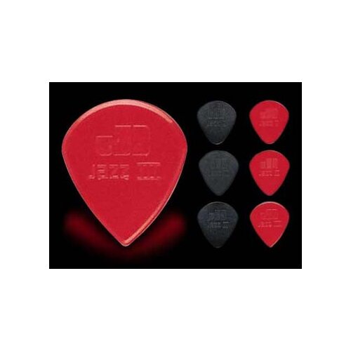 Dunlop Nylon Jazz Picks Negro / Jazz III XL púas