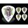 Dunlop Blackline Tiki Taboo - 0.60mm Wayaway médiators