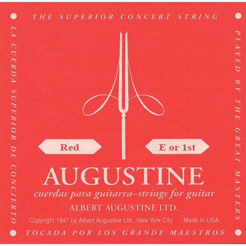 Augustine Classic Cuerdas sueltas, rojo E1